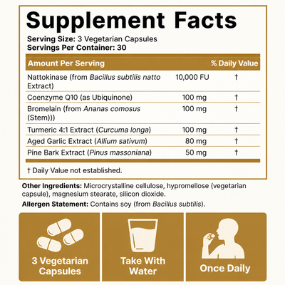 Nattokinase 10,000 FU